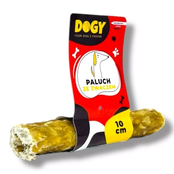 DOGY Paluch ze żwaczem 10cm naturalny gryzak dla psa